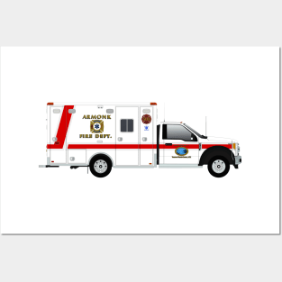 Armonk Fire Department Ambulance Posters and Art